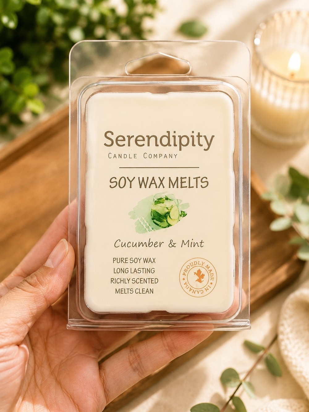 💜5/20 Serendipity Cucumber & Mint Soy Wax Melt